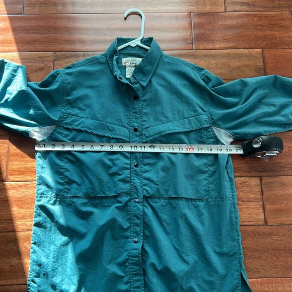 Orvis Men's Shirt Small Green Performance Outdoor Fishing Vintage Vented - Picture 9 of 10